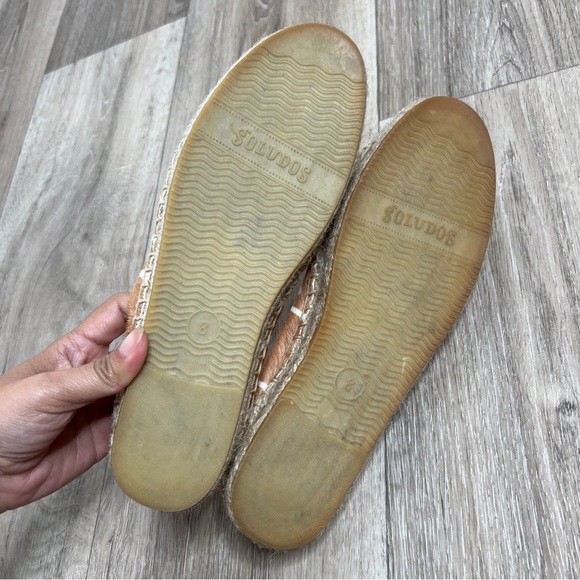 Soludos Genuine Calf Hair Espadrilles Size 8 - Picture 8 of 13